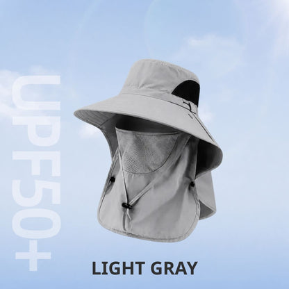 ☀️ SUMMER SALE 50% OFF 🔥 UPF 50+ Sun Protection Hat With Full Face & Neck Coverage