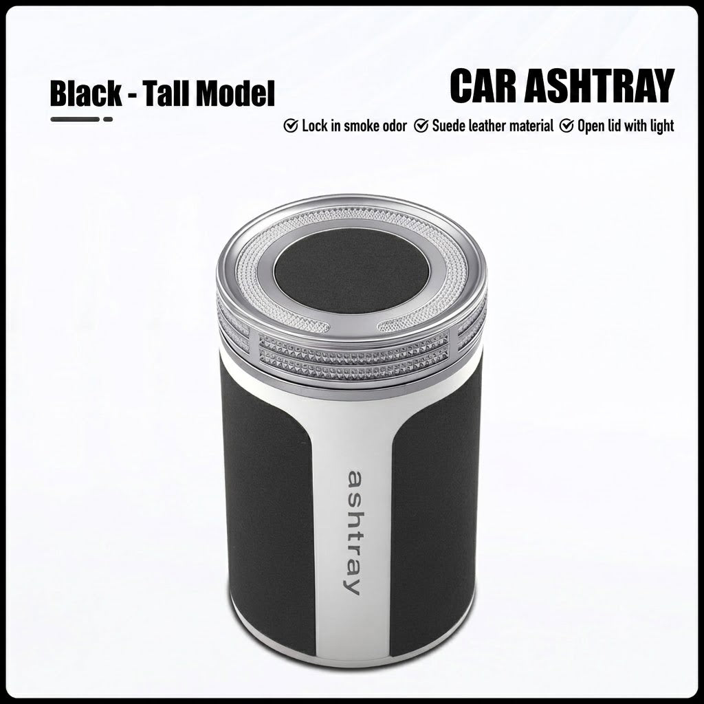 Premium Ceramic Car Ashtray – Elegant & Portable Minimalist Design