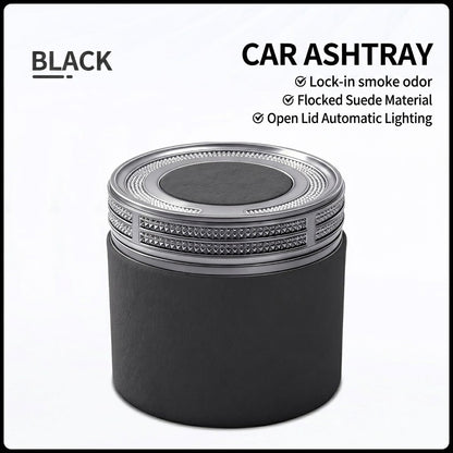 Premium Ceramic Car Ashtray – Elegant & Portable Minimalist Design