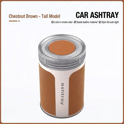 Premium Ceramic Car Ashtray – Elegant & Portable Minimalist Design