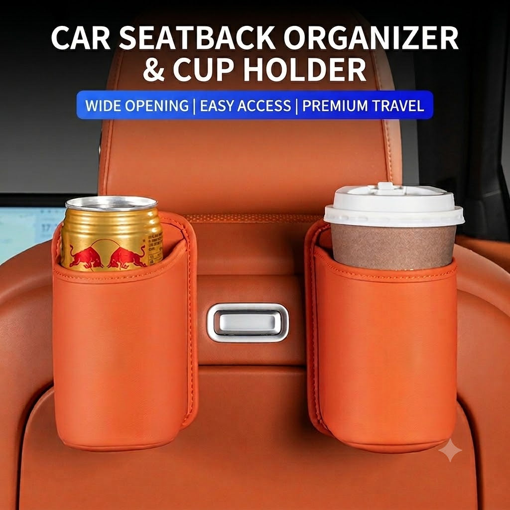 Car Seat Organizer & Cup Holder